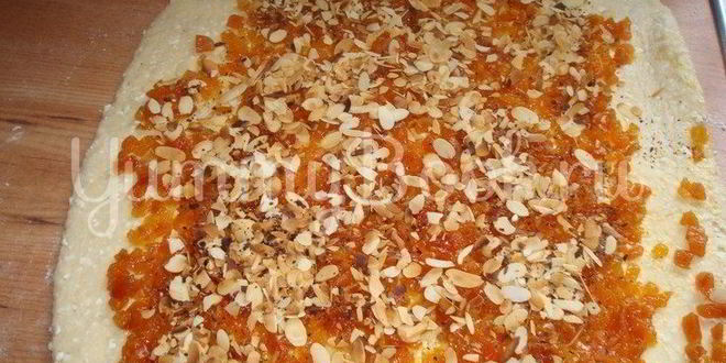 Рецепт абрикосового рулета