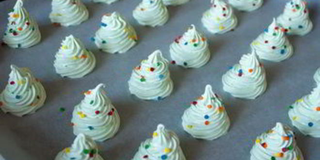 Рецепт безе елочки