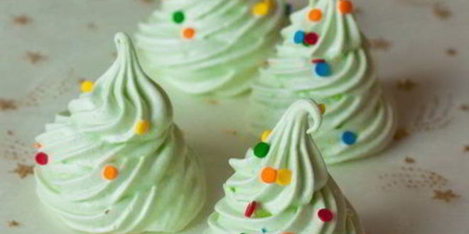 Рецепт безе елочки