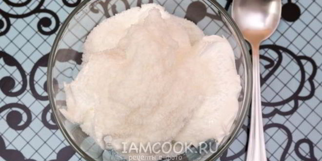 Рецепт безе кокосового