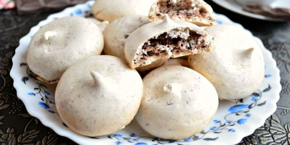 Как приготовить безе с шоколадом