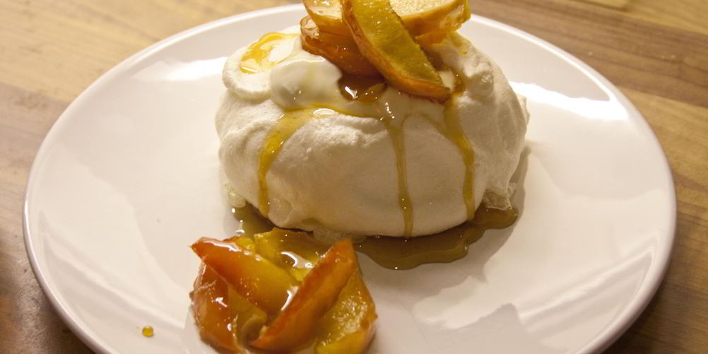 Как приготовить безе с яблоками