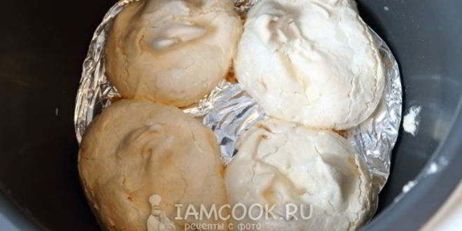 Рецепт безе в мультиварке