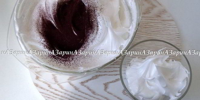 Рецепт корзиночек с черничным кердом и безе