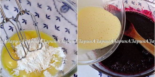 Рецепт корзиночек с черничным кердом и безе