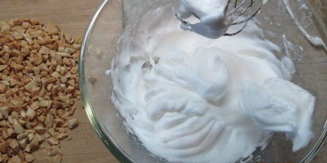 Рецепт миндального безе