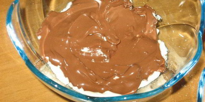 Рецепт семифреддо с безе и шоколадной пастой