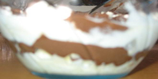 Рецепт семифреддо с безе и шоколадной пастой