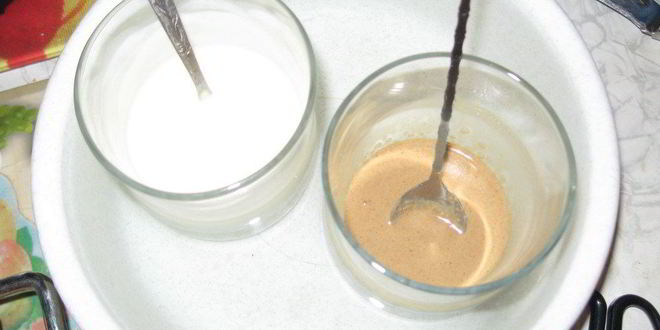 Рецепт шоколадного бисквита с безе, крем с ноткой мокко