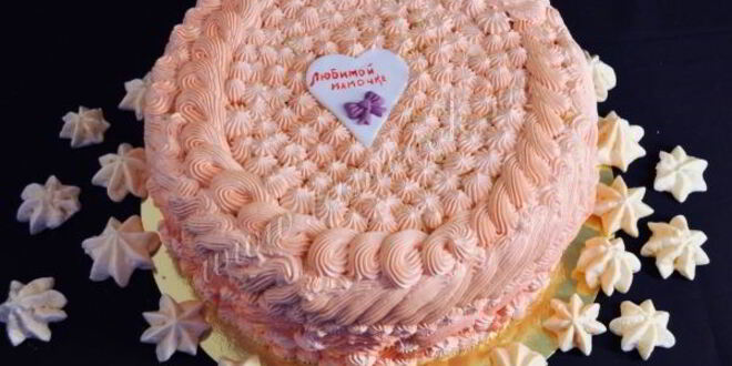 Рецепт торта-безе для любимой мамочки