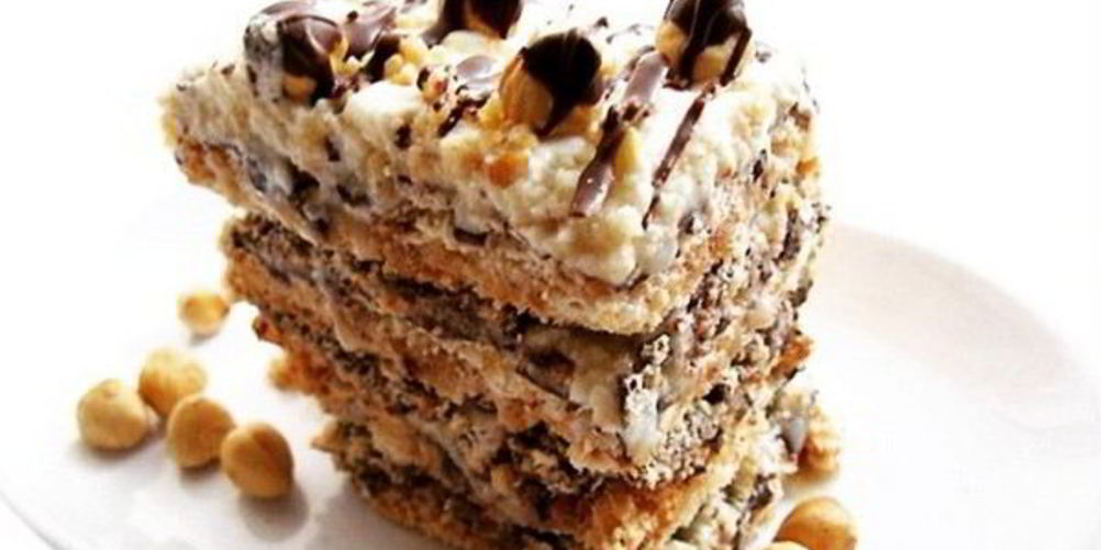 Как приготовить торт-безе с карамелью