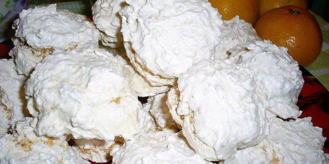 Рецепт заварного кокосового безе