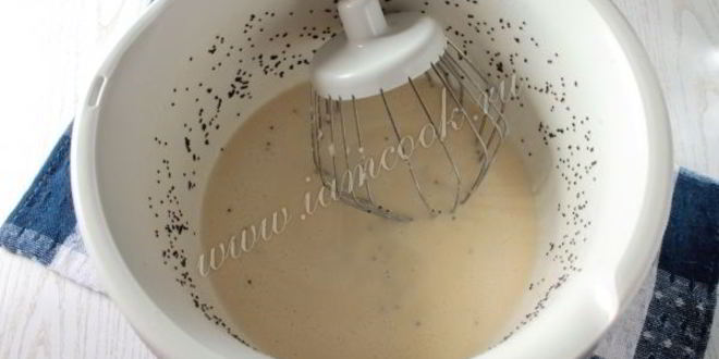 Рецепт десерта макового