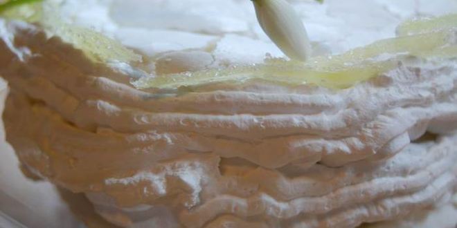 Рецепт десерта подснежник