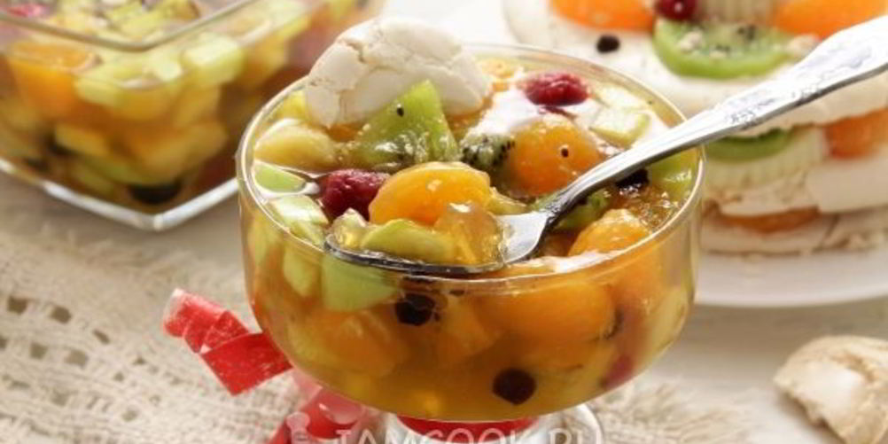 Как приготовить фрукты в желе