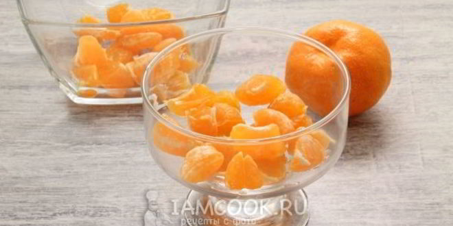 Рецепт фруктов в желе