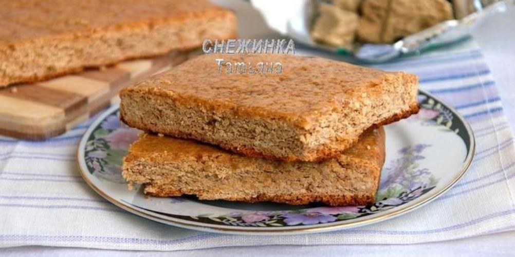 Как приготовить белорусскую коврижку на халве с арахисом