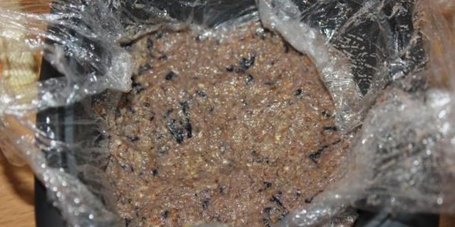 Рецепт халвы с отрубями и изюмом