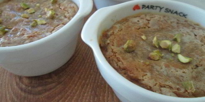 Рецепт запеченных с халвой яблоки