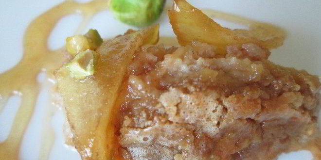 Рецепт запеченных с халвой яблоки