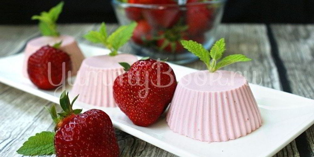 Как приготовить клубничную панну-котту