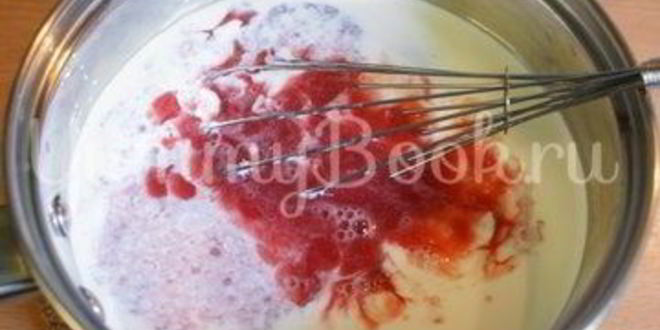 Рецепт клубничной панны-котты