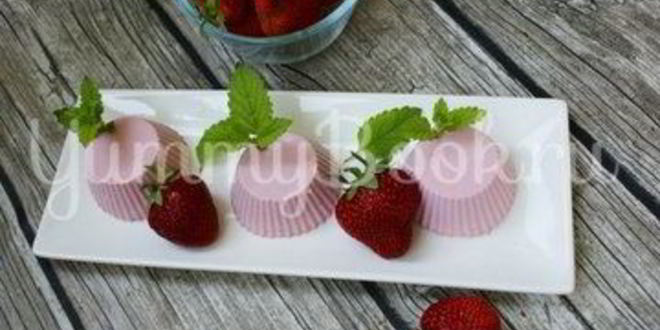 Рецепт клубничной панны-котты