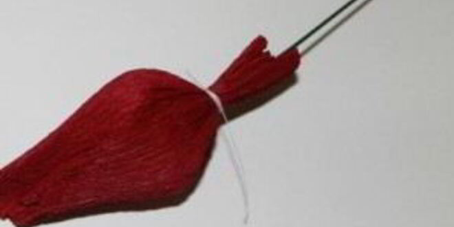 Рецепт бутонов роз из конфет