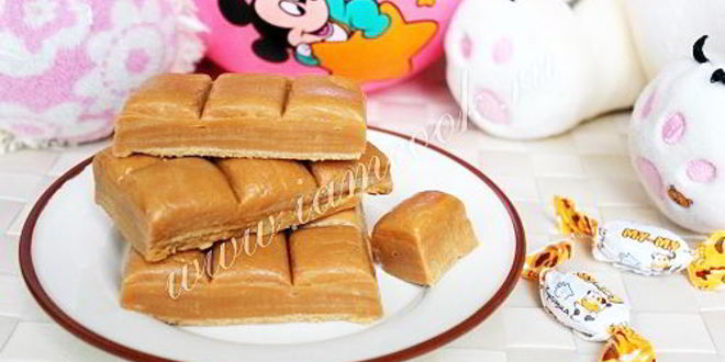 Рецепт ирисок, домашних молочных конфет