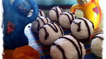 Рецепт Конфеты из творога с курагой