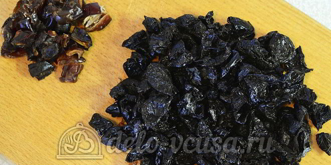 Рецепт конфет из чернослива, орехов и фиников