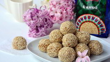 Рецепт Конфет из киноа с арахисовой пастой