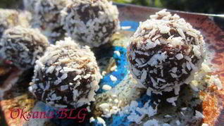 Рецепт Конфет Шоколадно-миндальные комочки