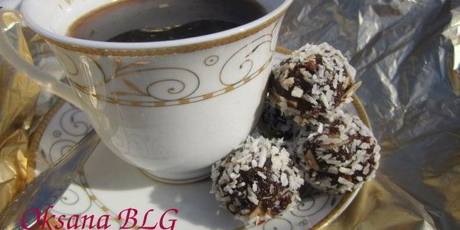 Рецепт конфет шоколадно-миндальные комочки