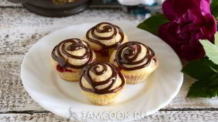 Рецепт Маффинов конфетки с брусникой