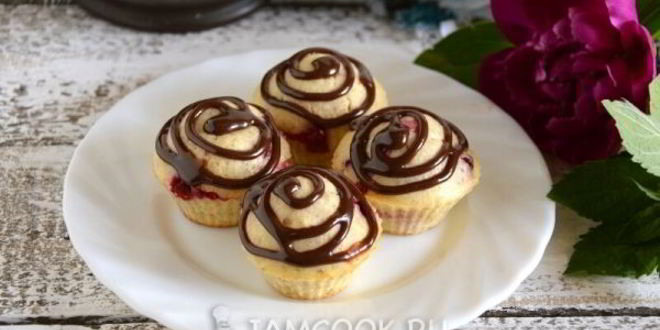 Рецепт маффинов конфетки с брусникой