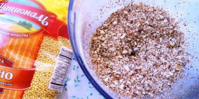 Рецепт шоколадна-ореховых конфеты из пшена