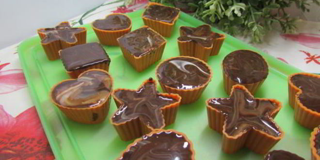Рецепт шоколадных конфет радужных