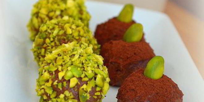 Рецепт шоколадных конфет с фисташками