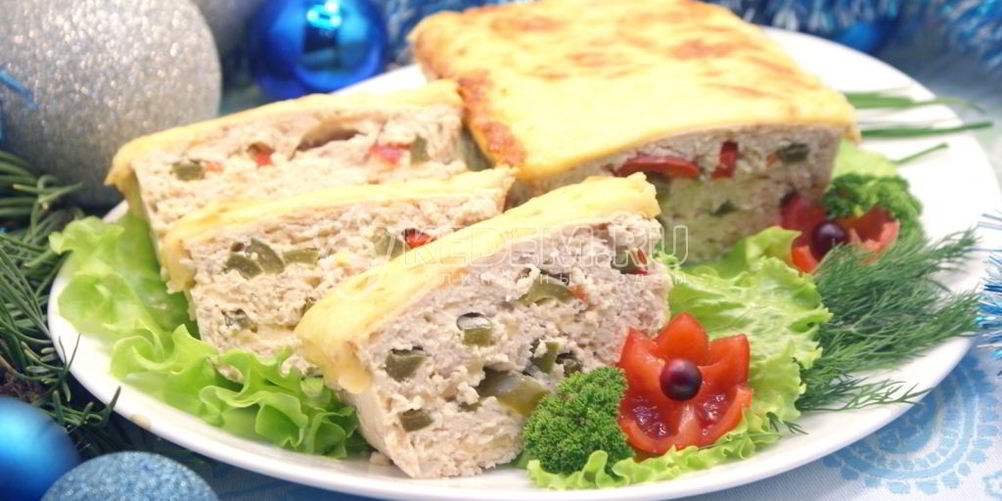 Как приготовить террин новогоднее конфетти