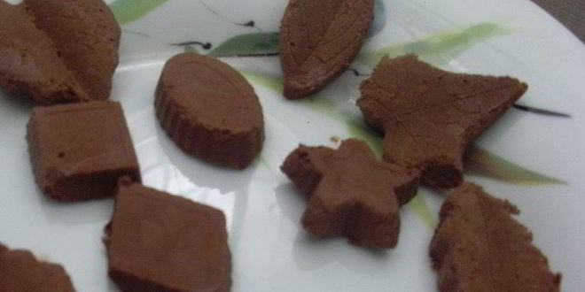Рецепт замороженных шоколадных конфет без сахара