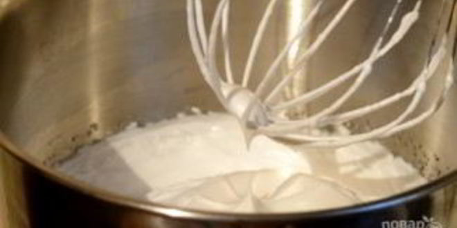 Рецепт белково-заварного крем для торта