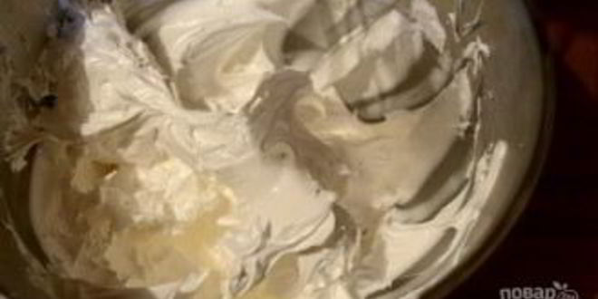 Рецепт белково-заварного крем для торта