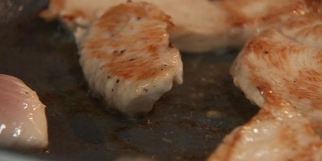 Рецепт фунчозы с кремом из цукини и курицей