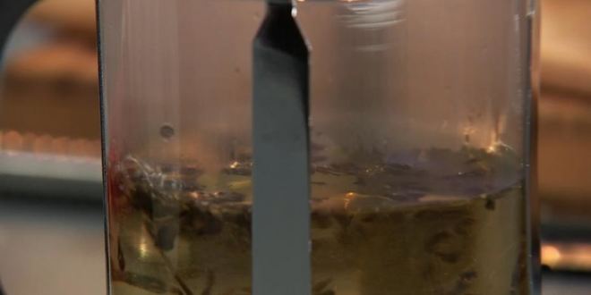 Рецепт фунчозы с кремом из цукини и курицей