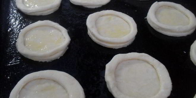 Рецепт гнездышек с творожным кремом