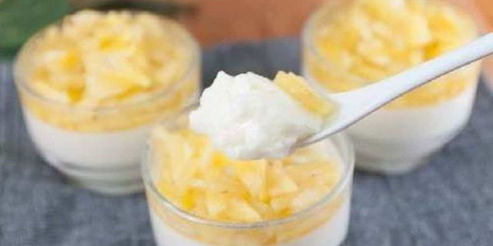 Как приготовить кокосовый крем с фруктами