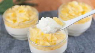 Рецепт Кокосового крема с фруктами