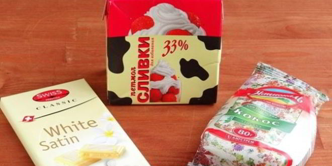 Рецепт кокосового крема