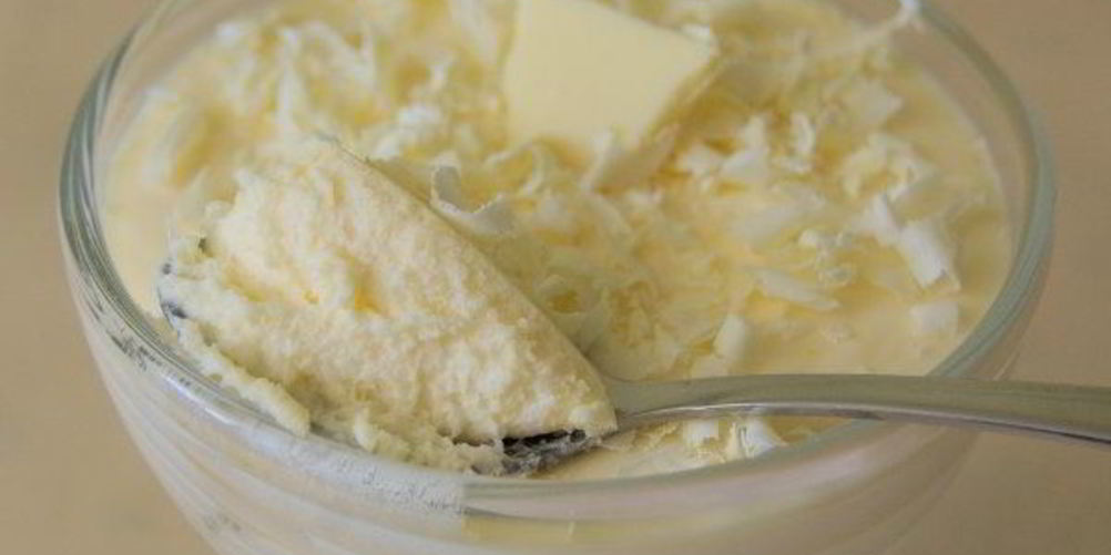 Как приготовить крем из белого шоколада